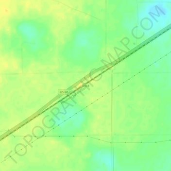 Black topographic map, elevation, terrain