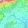 Fianema topographic map, elevation, terrain