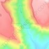 Sugarite topographic map, elevation, terrain