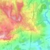 Ivy Hatch topographic map, elevation, terrain