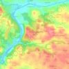 Kerhollo topographic map, elevation, terrain