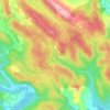 Les Mourre topographic map, elevation, terrain