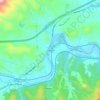 Riverside topographic map, elevation, terrain