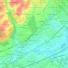 Eastburn Heights topographic map, elevation, terrain