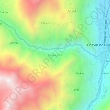 Nunupata topographic map, elevation, terrain