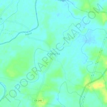 Patriarca topographic map, elevation, terrain