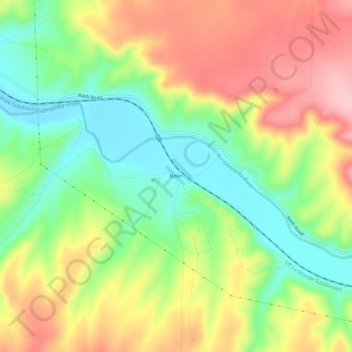 Nolin topographic map, elevation, terrain