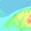Troya topographic map, elevation, terrain