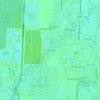 Cypress Lakes topographic map, elevation, terrain