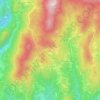 Breia topographic map, elevation, terrain