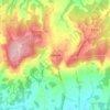 Ide Hill topographic map, elevation, terrain