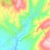 Feces de Cima topographic map, elevation, terrain
