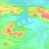 Laguna Amarilla topographic map, elevation, terrain