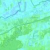 Westhoek topographic map, elevation, terrain