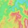 Les Marjoris topographic map, elevation, terrain