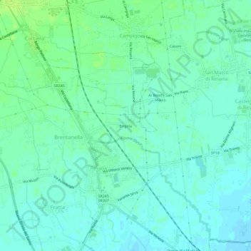 Brigola topographic map, elevation, terrain