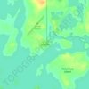 Brochet topographic map, elevation, terrain
