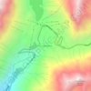 Los Libertadores topographic map, elevation, terrain