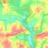 Dorlan topographic map, elevation, terrain