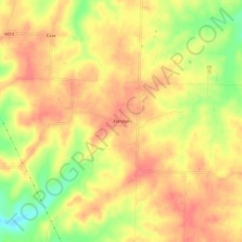 Eldridge topographic map, elevation, terrain