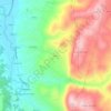 Poios topographic map, elevation, terrain