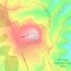 Mount Blackwood topographic map, elevation, terrain