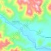 Piñango topographic map, elevation, terrain