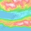 Nordfjordeid topographic map, elevation, terrain