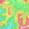 Crocetta d'Orero topographic map, elevation, terrain