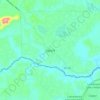 Itaporã topographic map, elevation, terrain