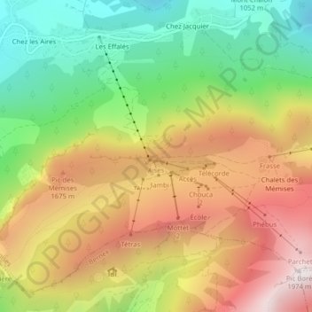 ME 15-1 topographic map, elevation, terrain