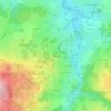 Doméranges topographic map, elevation, terrain