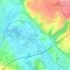 Champmarchand topographic map, elevation, terrain