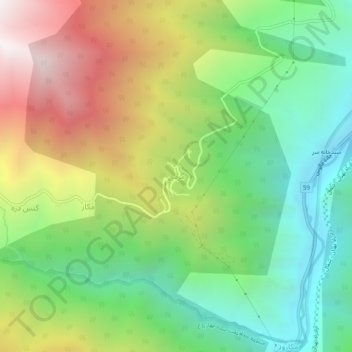 مرس topographic map, elevation, terrain