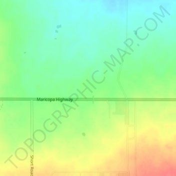 Pentland topographic map, elevation, terrain