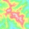 Mount Roundback topographic map, elevation, terrain