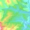 Tiza topographic map, elevation, terrain