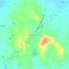 Kadawalagedara topographic map, elevation, terrain