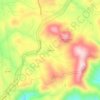 Haycock topographic map, elevation, terrain