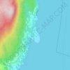 Fagernes topographic map, elevation, terrain