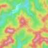 Los Jagüeyes topographic map, elevation, terrain