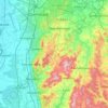 Modautal topographic map, elevation, terrain