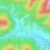 Ciarena topographic map, elevation, terrain