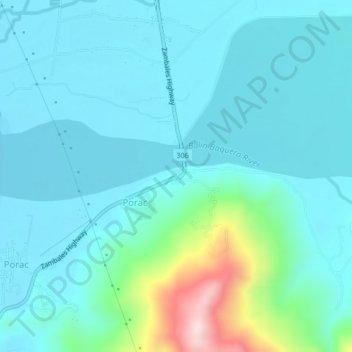 Panan topographic map, elevation, terrain