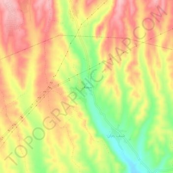 Smilan topographic map, elevation, terrain