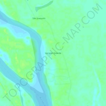 Fazenda Vargem Grande topographic map, elevation, terrain