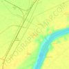 Gamach topographic map, elevation, terrain