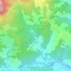 Argüébanes topographic map, elevation, terrain