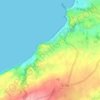 Caroual topographic map, elevation, terrain
