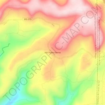 Alto Padre Eterno topographic map, elevation, terrain